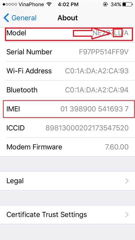 Hướng dẫn cách kiểm tra IMEI iPhone, iPad chính hãng Apple hay Lock