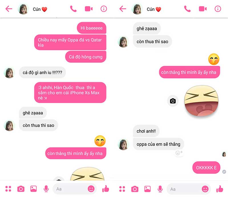 Thua độ bất ngờ ở trận tứ kết Hàn Quốc vs Qatar: Chàng trai mua iPhone XS Max 256GB tặng bạn gái iphone xs max 256gb hinh 1