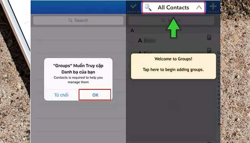 xoa danh ba tren iphone 4