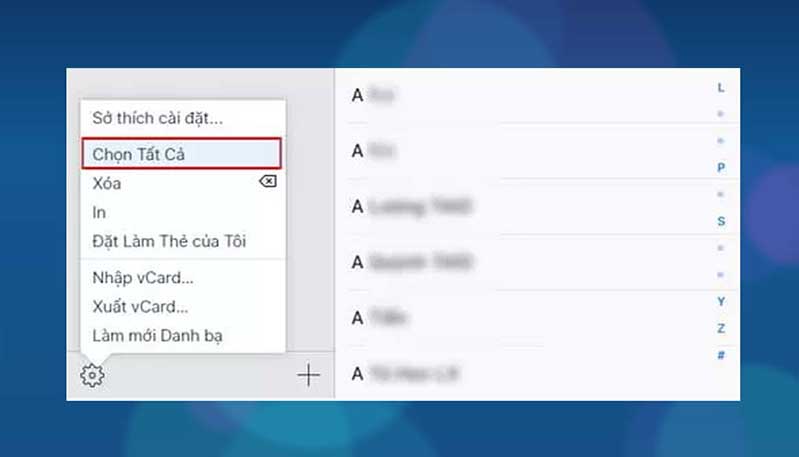 xoa danh ba tren iphone anh 7