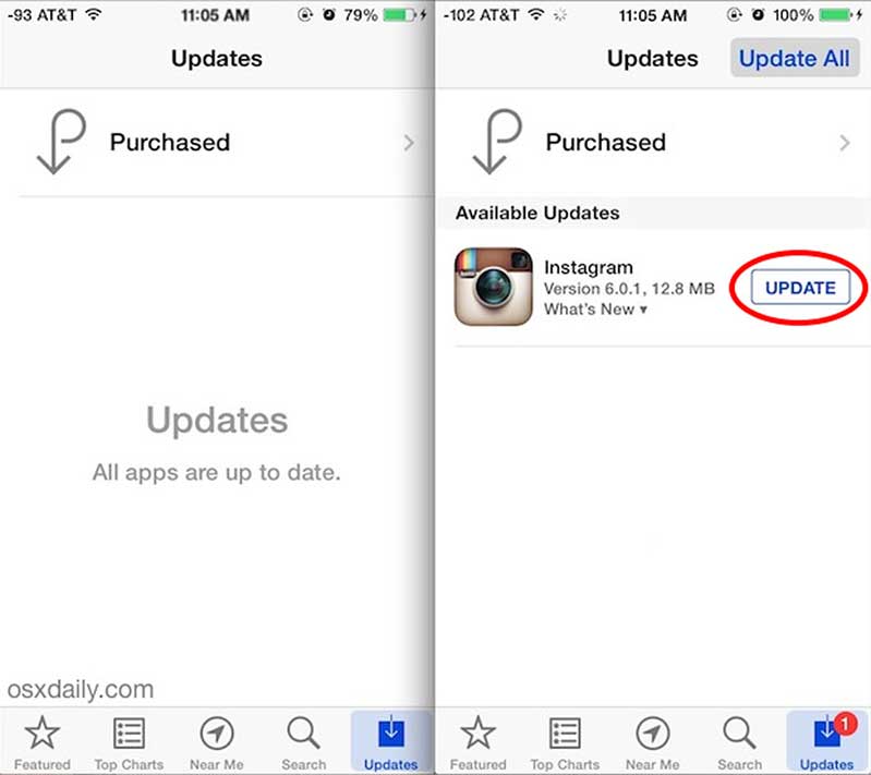 6. Ưu tiên tải hoặc update một app nào đó 7 meo iphone don gian 6