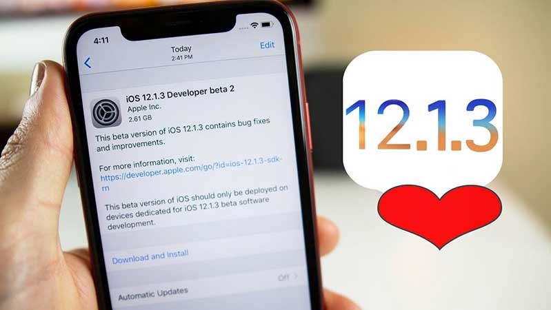 Phiên bản iOS 12.1.3 cập nhật mới, giúp khắc phục nhiều lỗi trên iPhone, iPad ảnh 1 ios12 1 3 cap nhat moi