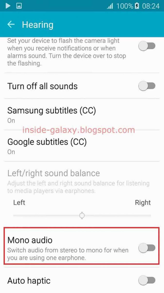 Bật âm thanh Mono Audio cho tai nghe 5 mao de tang cuong chat luong am thanh cho smartphone Android khong can ROOT hinh anh 3