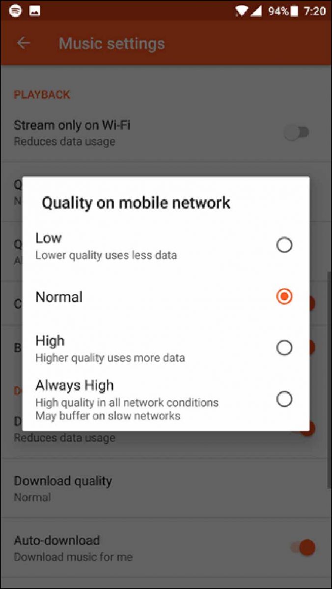 Phát các bài hát có chất lượng cao 5 mao de tang cuong chat luong am thanh cho smartphone Android khong can ROOT hinh anh 4