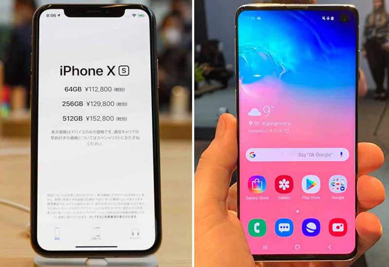 Kết luận so sanh galaxy s10 iphone xs moi nhat 09