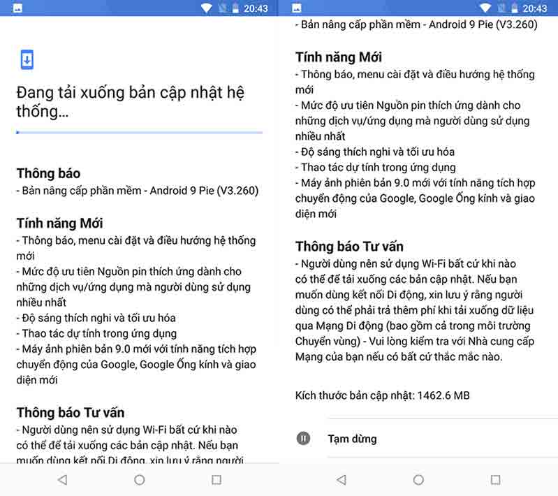 Hướng dẫn cập nhật Android Pie 9.0 cho Nokia cực đơn giản cap nhat android 9 pie cho nokia cuc don gian