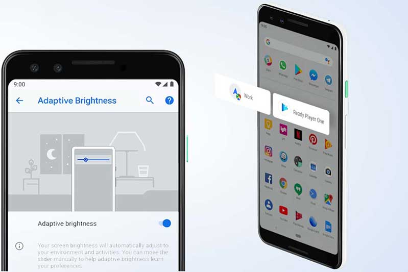 Độ sáng thích ứng android 9 pie cac tinh nang moi 1