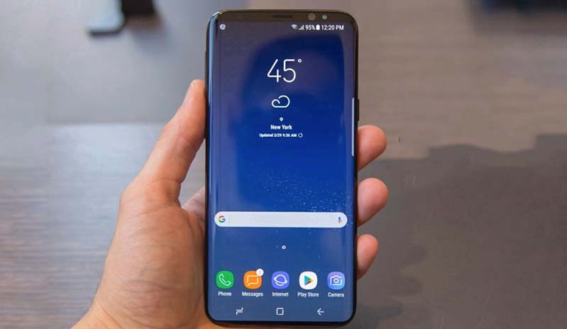 Mẹo trên màn hình chính của Samsung Galaxy S9/ S9 + hình 2 samsung galaxy s9+