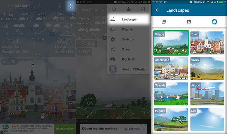 Cách tạo hình nền thay đổi theo thời tiết trên smartphone Android bước 3 cach tao hinh nen thay doi theo thoi tiet tren smartphone android hinh anh 4