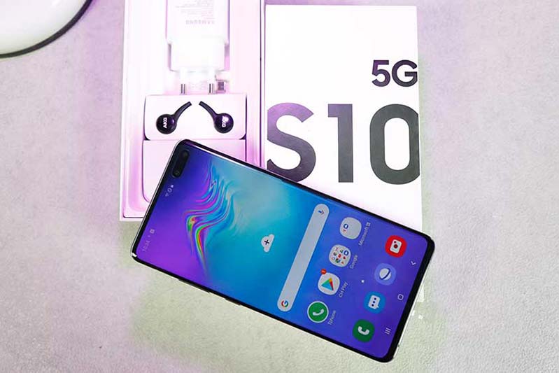 Thiết kế sa hoa, bắt mắt của Samsung Galaxy S10 5G samsung s10 5g