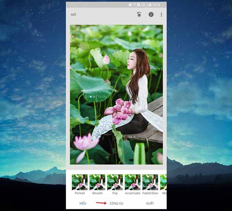 C ch ch nh s a h nh nh tr n smartphone p h n c d ng photoshop