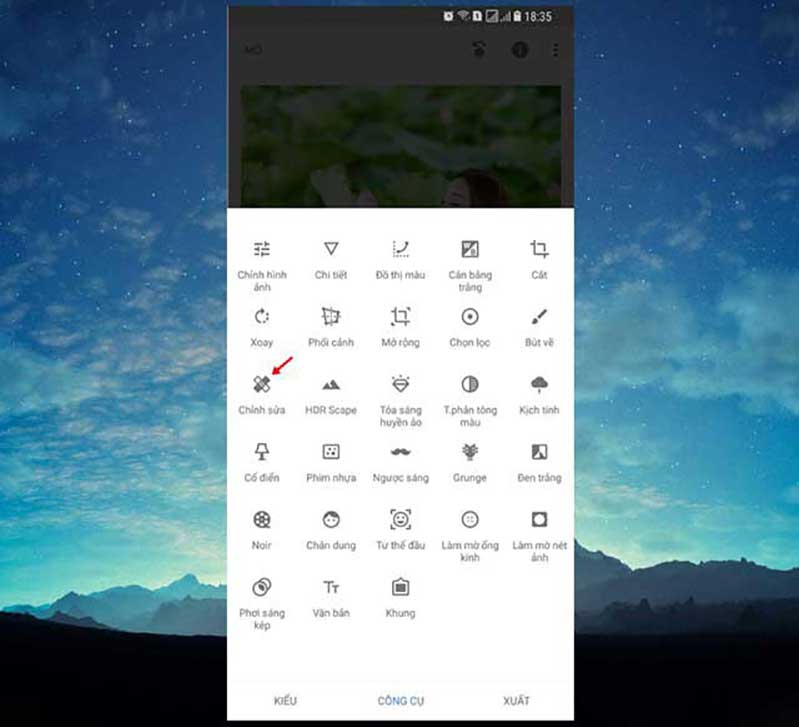 Cách chỉnh sửa ảnh trên smartphone đẹp hơn cả dùng photoshop cach chinh sua hinh anh tren smartphone hinh anh 5