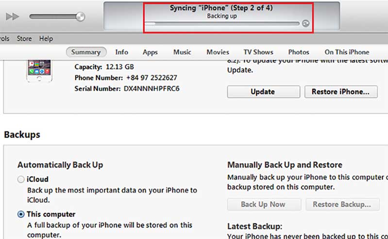Cách sao lưu tất cả dữ liệu trên iOS hình 4 cach sao luu tat ca du lieu tren ios hinh anh 6
