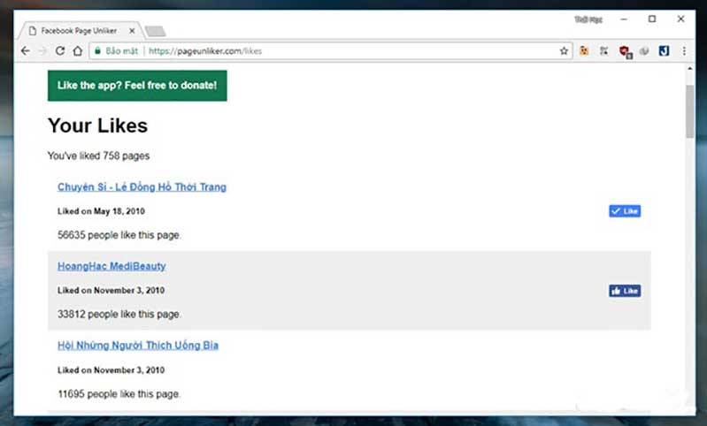 cach xoa like cac fanpage ca nhan hinh anh 3