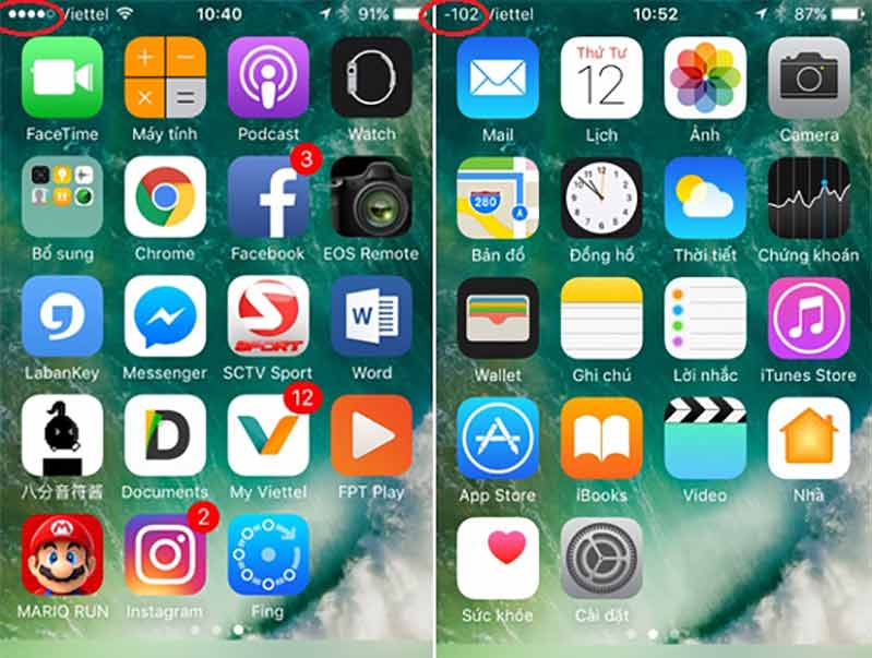 Cách đổi cột sóng iPhone thành số bước cuối doi cot song thanh so hinh anh 4