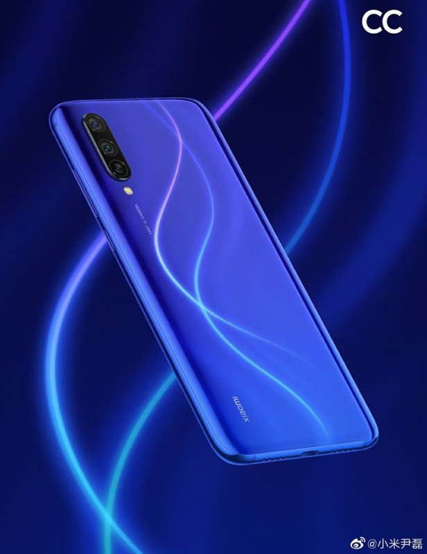 Xiaomi Mi CC9 màu xanh đẹp mắt 
