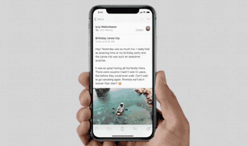 Làm chủ cử chỉ iPhone XS và iPhone XS Max - Quay trở lại màn hình chính iPhone XS và iPhone XS Max