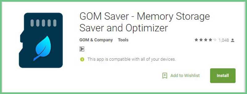 Cách ném dung lượng ảnh trên điện thoại Android nhằm tối ưu dung lượng Download và cài đặt GOM Saver