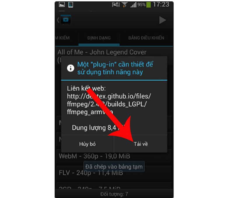 Cách thứ hai: Dùng Youtube Downloader tải video từ Youtube trên thiết bị Android Tải về và lưu trữ trong thiết bị Android