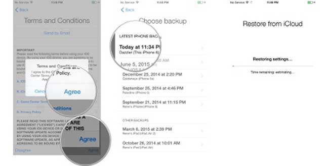 Cách đồng bộ dữ liệu iPhone XS, XS Max từ iPhone cũ cực đơn giản Khôi phục từ bản sao lưu iCloud/iTunes