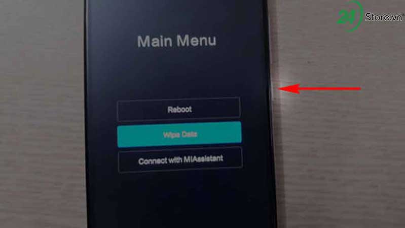 Nếu trường hợp trên không giải quyết được vấn đề, bạn có thể sử dụng 1 trong 2 cách dưới đây để khắc phục Nhấn phím Giảm âm lượng và sau đó nhấn phím nguồn