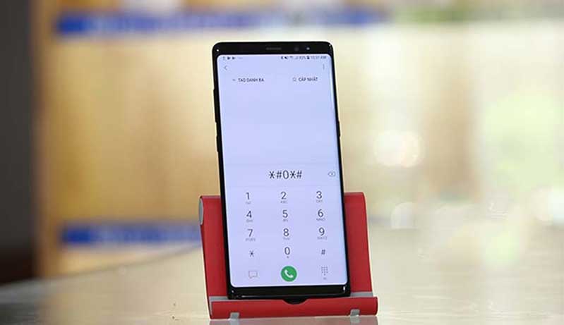 Kiểm tra và test chức năng của thiết bị Samsung Galaxy Note 9 Test chức năng của thiết bị