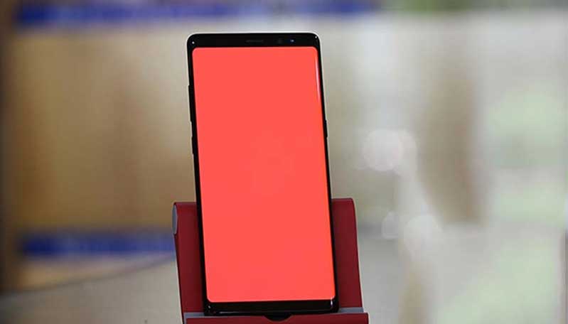 Kiểm tra và test chức năng của thiết bị Samsung Galaxy Note 9 Quan sát độ sâu của hình ảnh ở Dimming