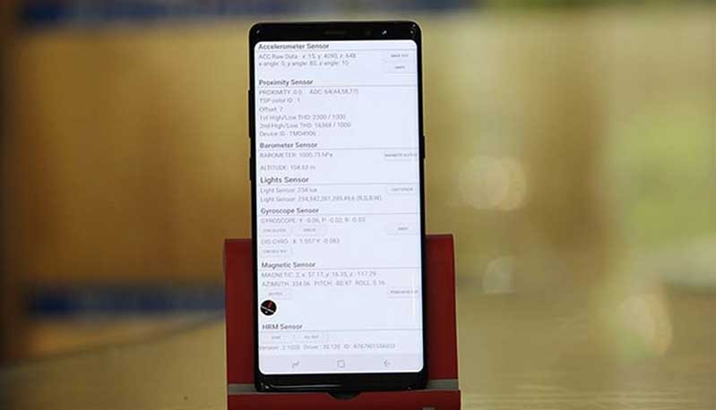 Kiểm tra và test chức năng của thiết bị Samsung Galaxy Note 9 Kiểm tra thiết bị có bị rung không