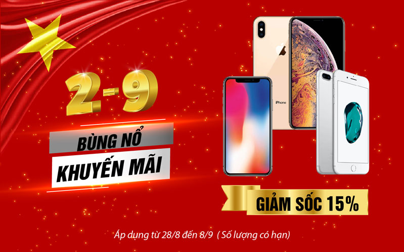 Bùng Nổ Khuyến Mãi - Giải Phóng Hàng Công Nghệ hình 1 khuyến mãi 2/9 tại 24hstore