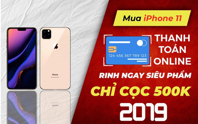đặt cọc 500k khi mua iphone 11