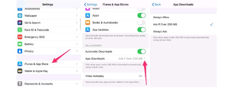 Xóa giới hạn kích thước ứng dụng Xóa giới hạn kích thước