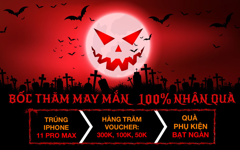 COMING SOON - DỌA MA 100% TRÚNG QUÀ SỐC - IPHONE 11 TRONG TRÁI BÍ NGÔ chương trình bốc thăm may mắn 100% nhận quà