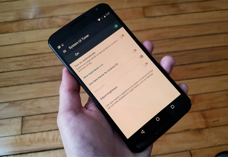 Android 7 Nougat - Chế độ ban đêm