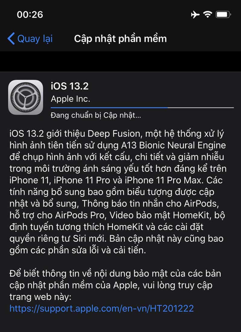 iOS 13.2 vừa ra mắt – tin vui cho người dùng iPhone 11 cập nhật ios 13.2