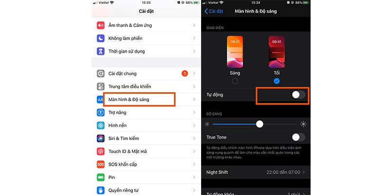 Tận dụng tối đa chế độ Ban đêm (Dark Mode)