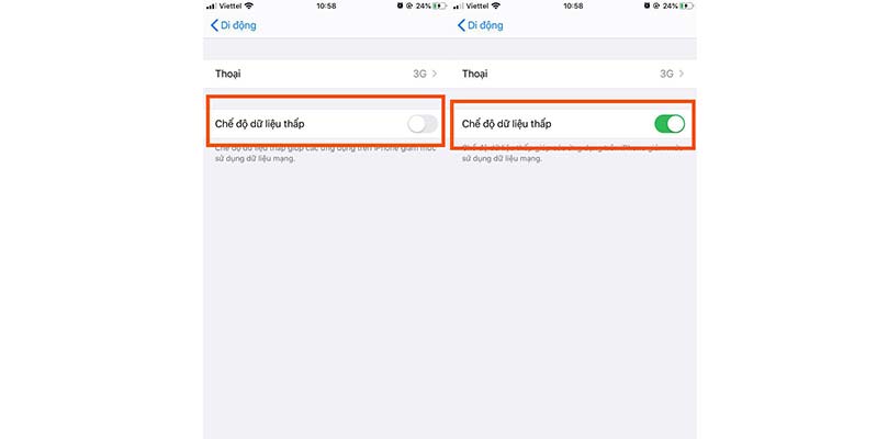 Chế độ dữ liệu thấp