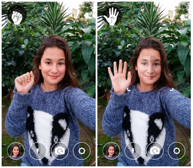 Cách mở tính năng selfie bằng cử chỉ trên smartphone hình 1 Cách mở tính năng selfie bằng cử chỉ trên smartphone