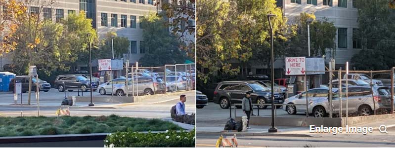 Ảnh ở chế độ phóng tối đa