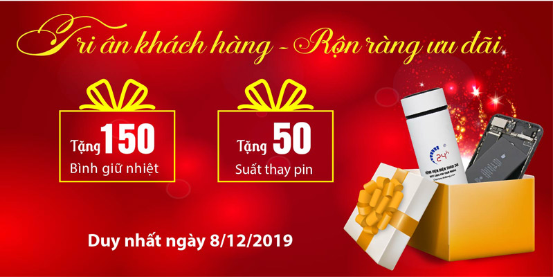 Bệnh Viện Điện Thoại 24h Tri Ân Khách Hàng