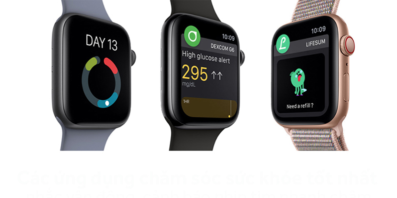 Hỗ trợ luyện tập và theo dõi hoạt động thường ngày Tính năng cảnh báo té ngã