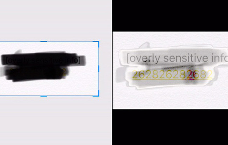 rủi ro khi tô đậm trên ios