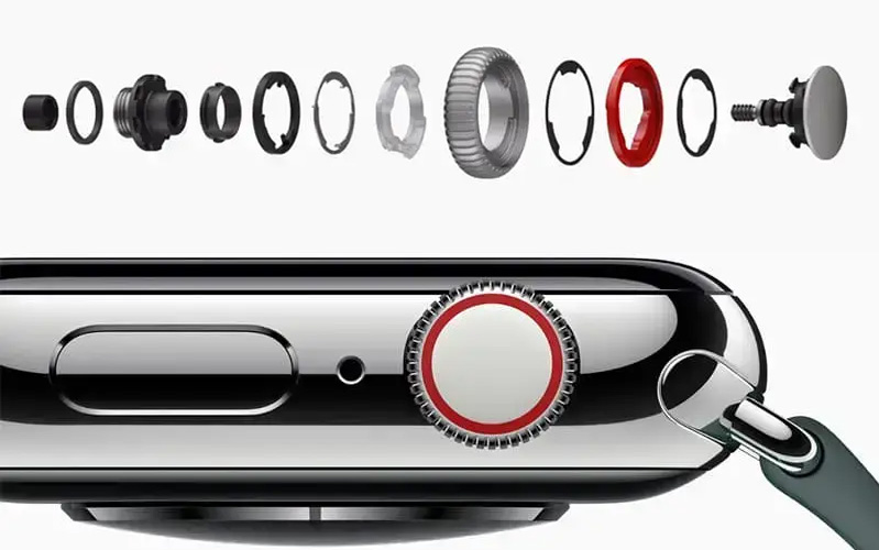 Sự đột phá trong Digital Crown trong Apple Watch Series 4 LTE - mặt thép - dây thép Milanese - 40mm - Cũ Sự đột phá trong Digital Crown trong Apple Watch Series 4 LTE - mặt thép - dây thép Milanese - 40mm - Cũ