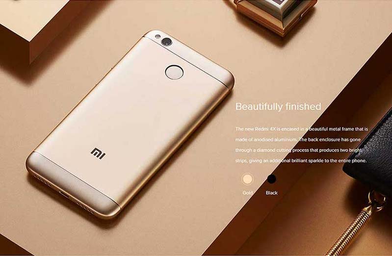 Thiết kế của Xiaomi Redmi 4X cũ 99%