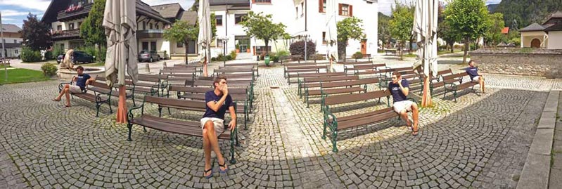 Chụp ảnh phân thân cùng chế độ Panorama