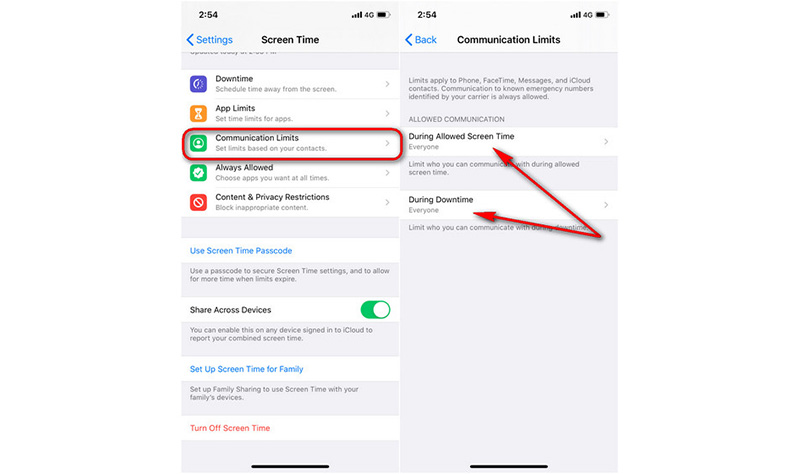 Cách bật tính năng thời gian màn hình