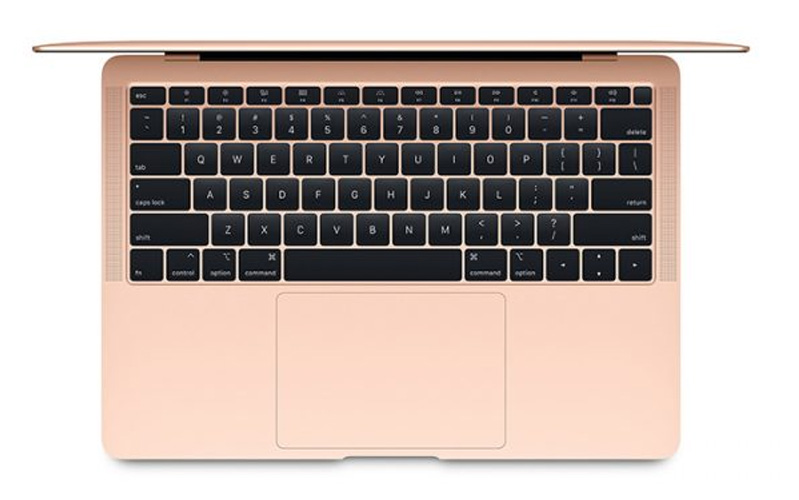 Macbook Air 13 inch MVFM2 - Core i5 2.1Hz/8GB/SSD.128GB 2019 Bàn phím backlight vượt trội, cảm ứng multi-touch