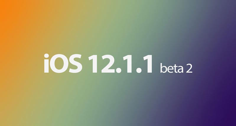 phiên bản iOS 12.1.2 beta 2 dành cho nhà phát triển