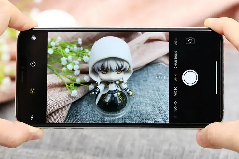 chụp ảnh với iphone xs max