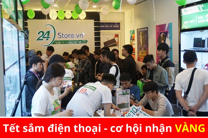 TẶNG 1 CHỈ VÀNG MỖI TUẦN – 24HSTORE TƯNG BỪNG ĐÓN TẾT