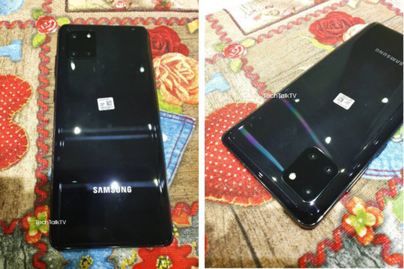 mặt sau note 10 lite